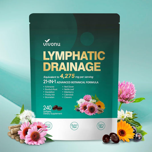 Lymphatic Drainage Supplement (240 Softgels)